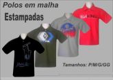 Camisas gola polo em malha