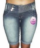 Bermuda Jeans Feminina REF 010- 2565 (Pacote com 10 unidade