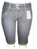 Bermuda Jeans Feminina REF 007-1596 (Pacote com 10 unidades